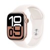 Apple Watch Series 10 GPS + Cellular, koperta 42 mm z aluminium w kolorze różowego złota z paskiem sportowym w kolorze łagodnego