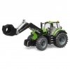 BRUDER Traktor Deutz 8280 TTV z ładowaczem czołowym 03161