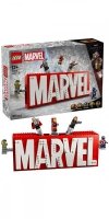 LEGO Klocki Super Heroes 76313 Logo MARVEL z minifigurkami