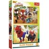 Trefl Puzzle 2x24 elementy Spidey i dinozaury
