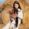 Tootiny Koń na kiju Hobby Horse HOPPIHORSE A3 Bay - ciemny brąz, maść gniada