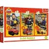 Trefl Puzzle 3x50 elementów Ekipa z remizy Strażak Sam