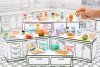 MGA Figurki Miniverse Make It Mini Foods: Cafe Display 24 sztuki