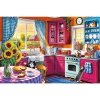 Trefl Puzzle 300 elementów EasyPiece Poranek w kuchni; dla seniora