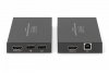 Digitus Przedłużacz / Extender KVM HDMI+USB 150m po kat.5e UTP/IP 1080p FHD 60Hz audio (zestaw)