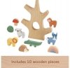 Fisher Price Wooden Drewniane drzewko zestaw klocków
