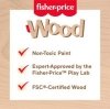 Fisher Price Wood Drewniane cymbałki