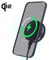 AUKEY LC-G10 chłodząca ładowarka bezprzewodowa MagSafe Qi2 15W USB-C