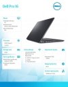 Dell Laptop Dell Pro 16 PC16255/AMD Ryzen 5 220/16GB/512GB SSD/16.0 FHD+/Radeon 740M/FgrPr/FHD/IR Cam/Mic/WLAN + BT/Backlit Kb/3