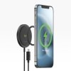 Mophie Snap+ Wireless Charging Pad - ładowarka bezprzewodowa wspierająca ładowanie MagSafe - Android 15W, iOS 7,5W (black)