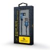 Kabel USB 2.0 - typ C (AM/CM) 1m oplot tekstylny złącze kątowe Gembird