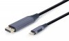 Kabel USB-C 3.0 męski do DisplayPort męski 1.8m (szary) Gembird