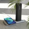 ZENS Dual Aluminium Wireless Charger - ładowarka bezprzewodowa do dwóch urządzeń (2x10W), z możliwością ładowania trzeciego urzą