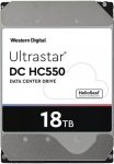 Dysk Western Digital Ultrastar DC HC550 He18 18TB 3,5 7200 512MB SATA III 512e SE WUH721818ALE6L4