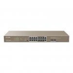 Switch niezarządzalny IP-COM By Tenda G1118P-16-250W 16x 1GbE PoE 250 W