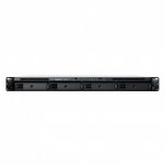 NAS Synology RS422+; 1U RACK; 4x (3.5 SATA HDD/2.5 SATA SSD); AMD Ryzen R1600; 2 GB DDR4 ECC, 2x 1GbE RJ-45