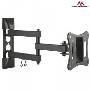 Uchwyt do telewizora lub monitora Maclean MC-719 13-27 15kg czarny max VESA 100x100