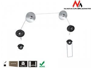 Uchwyt do telewizora Maclean MC-557 32-70 50kg czarny max VESA 800x800
