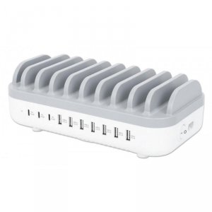 Stacja ładująca Manhattan 10-Portowa USB 120W