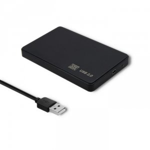 Obudowa Qoltec na dysk HDD/SSD 2.5 SATA3 | USB 2.0 | Czarna