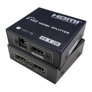 Rozdzielacz / Splitter Techly HDMI 1x2 4K*30Hz Aktywny