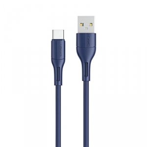 Kabel USB Usams U68 USB-C 1m Fast Charge -niebieski