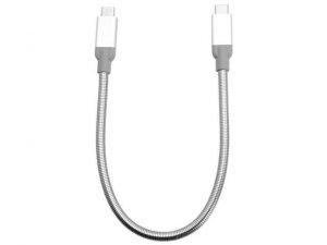 Kabel Verbatim USB-C(M) - USB-C(M) 3.1 Gen 2 0.3m srebrny
