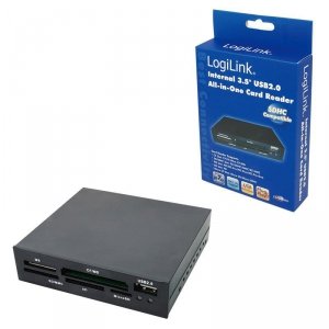 Czytnik kart ALL-IN-ONE wewnętrzny CR0012 LogiLink 3,5 USB