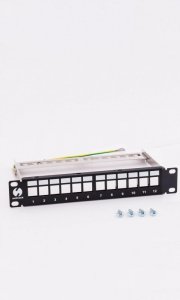 Patch panel keystone 10 12-porty, UTP Netrack