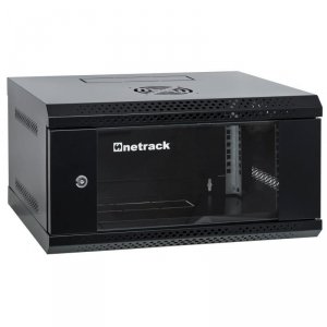 Szafa serwerowa wisząca RACK 19 4U 400mm Netrack ECO-Line czarna