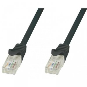 PatchCord Techly Cat.5e UTP CCA 0,5m czarny