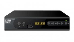 Tuner cyfrowy Esperanza EV106P DVB-T/T2 H.265/HEVC