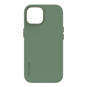 Decoded - silikonowa obudowa ochronna do iPhone 15 kompatybilna z MagSafe (sage leaf green)