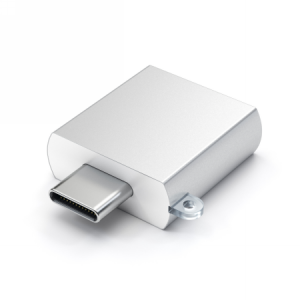 Satechi Aluminium Hub - aluminiowy adapter USB-C do USB- 3.0 (silver)