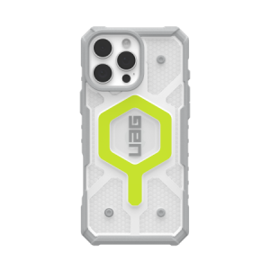 UAG Pathfinder Clear Magsafe - obudowa ochronna do iPhone 16 Pro Max kompatybilna z MagSafe (active neon)