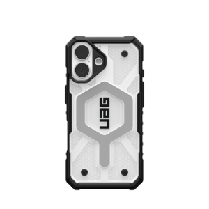 UAG Pathfinder Clear Magsafe - obudowa ochronna do iPhone 16 kompatybilna z MagSafe (ice/black)