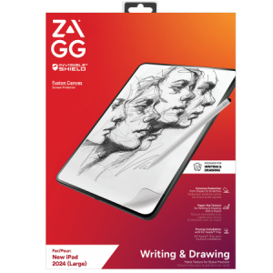 ZAGG InvisibleShield Fusion Canvas - antybakteryjna folia ochronna imitująca papier do iPad Air 13 M2 (2024) / M3 (2025)