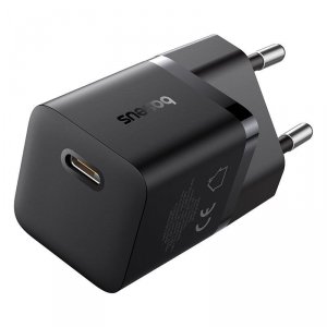 Ładowarka sieciowa Baseus GaN5 1C 25W EU (czarny)