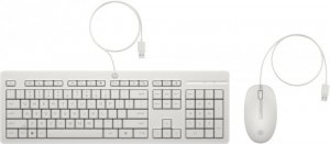 Klawiatura + mysz  HP 225 Wired Mouse and Keyboard Combo White 86J24AA