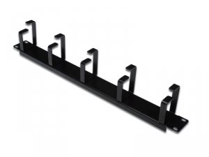 Digitus Organizer kablowy poziomy typu RING 19 1U 40x483x60mm czarny