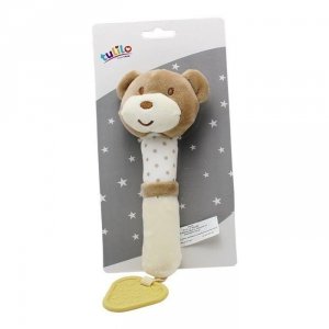 TULILO Zabawka z dźwiękiem - Miś karmelowy 17 cm