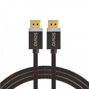 Savio Kabel DisplayPort (M) v1.4, 2m, CL-166