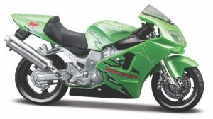 Maisto Model metalowy Motocykl Kawasaki Ninja ZR-12R 1/18 z podstawką