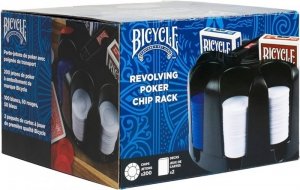 Bicycle Zestaw Poker Revolving Poker Chip Rack (200)