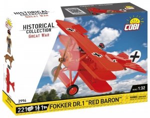 Cobi Klocki Klocki Fokker DR.1 Czerwony Baron 221 klocków