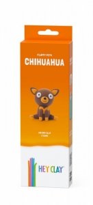 Tm Toys Masa plastyczna Hey Clay Figurka Puchate zwierzaki, Chihuahua
