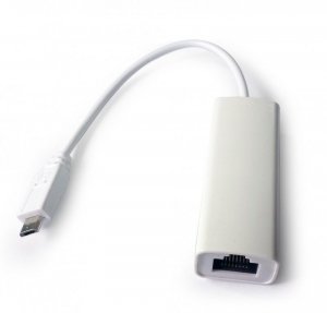 Adapter/Karta sieciowa microUSB 2.0(M)-&gt;RJ-45 LAN / Gembrid
