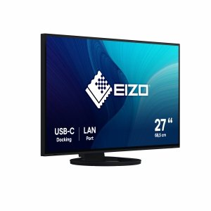 EIZO FlexScan EV2795-BK - monitor 27, 2560 x 1440, WQHD, 16:9, z daisy chain, karta sieciowa (czarny)