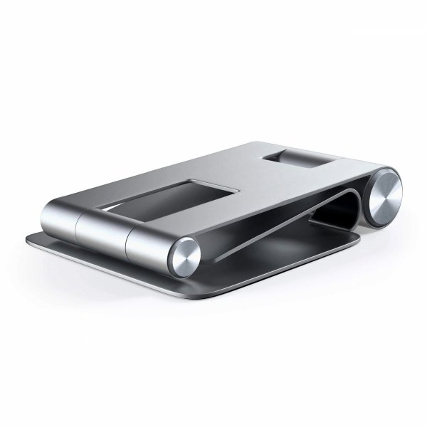 Satechi R1 Aluminum Hinge Holder Foldable Stand - aluminiowa składana podstawka do MacBook/iPad (space gray)