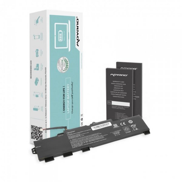 Bateria Movano do notebooka HP EliteBook 755 850 G5, 850 G6, TT03XL (10.8V-11.1V) (4400 mAh)